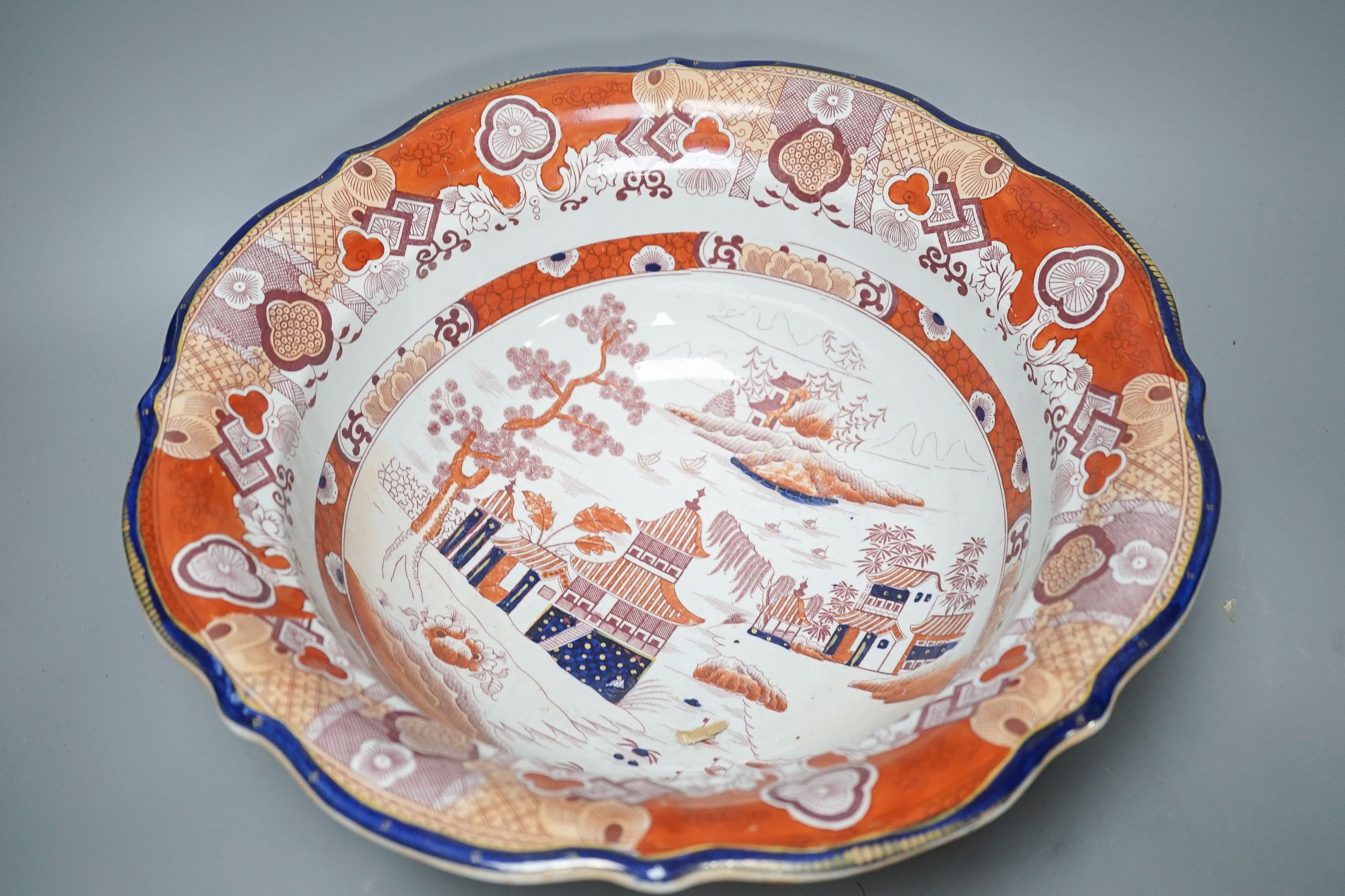 A Victorian ‘Real ironstone china’ toilet set